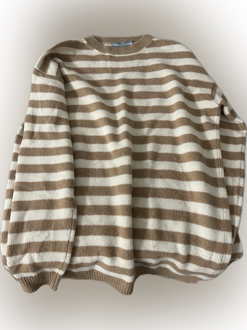 Prada cashmere stripe sweater